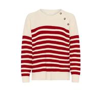 Part Two Women's Rocketspw Pullover, Red Stripe, XL