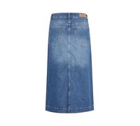Part Two Women's Skirt Midi Length A-line High-Waisted Regular Waistband, Medium Blue Denim, 16
