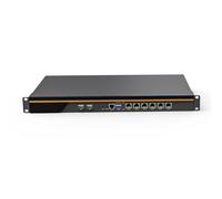 Partaker 1U Rackmount Firewall Hardware, OPNsense, VPN, Network Appliance, I9 13900, S12, AES-NI, 6 x I226-V 2.5Gbe, 2 x 10G SFP, 2 x USB3.0, COM, VGA, 32GB RAM, 1TB SSD