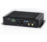Partaker Fanless Industrial PC,Mini Desktop Computer with Intel Core I5 8250U Quad Core CPU, 16GB Ram 512GB SSD,6xCOM, 4xUSB 3.0, 4xUSB 2.0, 2xLAN, GPIO, HD Port, VGA, Wi-Fi, PS/2,Windows 10 Pro