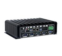 Partaker Fanless Industrial PC Rugged Computer IPC with Intel Core I5 6200U 6 COM 2 Intel LAN 3G 4G WiFi Support SIM Slot Barebone I14