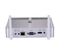Partaker Fanless Mini PC, Desktop Computer, HPTC, Micro PC, Intel Core i3 4020Y Processor,(Silver), HD, VGA, LAN, 4 x USB3.0, 2 x USB2.0, Win 10 Pro, 8GB Ram 240GB SSD