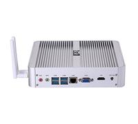 Partaker Fanless Mini PC, Powerful Mini Desktop Computer, Intel I5 1235U 12th Gen 10 Cores CPU, 8GB DDR4 Ram，240GB SSD, 4096x2304, HDMI, LAN, VGA, 4xUSB 3.0, Windows 11 or Linux Ubuntu