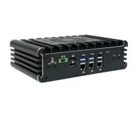 Partaker Industrial PC, Mini Computer, IPC, Windows 11 or Linux Ubuntu, Intel Core I5 1135G7, PA-3126, 3 x I225-V 2.5Gbe LAN, HDMI, DP, 6 x COM, 2Pin Phoenix, 16 Way GPIO, 8GB RAM 256GB SSD