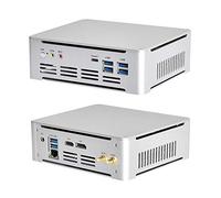 Partaker Mini PC,Desktop Computer,Intel 6 Cores I7 8750H Up to 4.1GHz,USB-C, 4K, Dual Monitor Capable,Silent Fan, Win10 Pro(No Ram No Storage)
