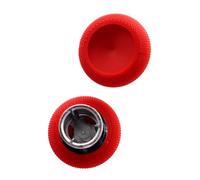 PartEGG 2X Short Concave Magnetic Analog Standard Height Thumbstick Replacement for Xbox Elite Wireless Controller Series 2 - Red