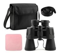 Parthan 20x50 High Powered Binoculars, Waterproof Binoculars for Adults for Bird Watching, Hiking and Wildlife, Birdwatching, Sports, Concerts, Black