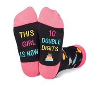 Parthan Socks for 10-Year-Old Girls, Cute and Comfortable Present for 10th Birthday, 10 Year Old Gifts for Girls, Suitable for Birthday and Daily Wear