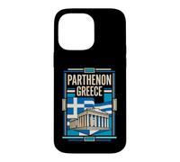 Parthenon Greece Flag Acropolis Ancient Temple Retro Art Case for iPhone 14 Pro Max