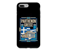 Parthenon Greece Flag Acropolis Ancient Temple Retro Art Case for iPhone 7 Plus/8 Plus