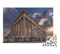 Parthenon Temple 1000 Piece Adult Jigsaw Puzzles Festive Gifts Family Challenging Educational Games Home Decoration for Adults Gifts Ideas 1000pcs (75x50cm)