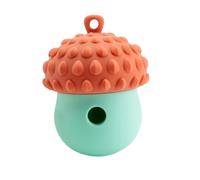 Participate in Pet Feeders to Solve Pets' Anxiety, Attract Pets to Play with Pet Food Leakage Devices, Interesting Feeding Devices, Anti Bite Cat Food Toys.(Light red blue)