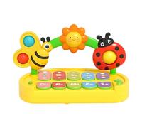 Participatory Brighten Piano Keyset Toy for Infants 0 18 Months with Burst Bubbling & 4 Musical Approaches Educational Infant Gift Brighten Keyset Musical Infant Toy