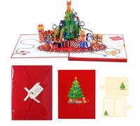 Participatory Three-dimeChristmas Card With Musical Surprise And LED Lighting Artisanal Papercraft For Cyclical Longings Constructed Holiday Invitation Card