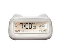 Participatory Touch Panel Electronic Alarm Clock Obvious Case Temperature Display Bedlight Children Bedroom Essential Kids Room Digital Alarm Clock