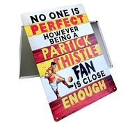Partick Thistle Metal Sign | No one is perfect; however, being a Partick Thistle Fan is close enough | Metal gift The Jags present