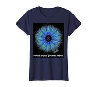 Particle Physics Gives Me A Hadron Funny Science T-Shirt, Women, Navy Blue, XX-Large