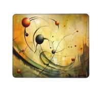 Particle Physics Mouse Pad - Non-Slip Rubber Base Extended Gaming Desk Mat, Full-Area Print Personalized Keyboard Mat for PC Laptop Office Home