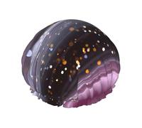 Particle Symphony Double Layer Shower Cap for Women Waterproof and Durable Protects Hair During Bath, Beauty