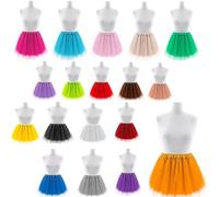 Partilandia | Tutu with hem in various colours 45 cm adult (Flesh)