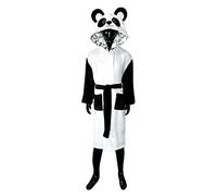 Partilandia Unisex Adult Unicorn Animal Bathrobe with Hood 【Adult Sizes S to L】【Original Plush Robes】 Women's and Men's Adult Costume Bathrobe, Albronoz Panda Bear, L