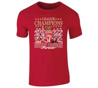 Partisan ARS League Champions 25/26 Team T-Shirt Adult 100% Cotton (UK, Alpha, S, Regular, Regular) Red