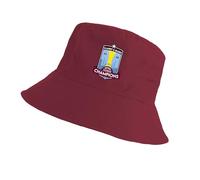 Partisan Claret & Blue European Champions 25/26 Logo Bucket Hat - Adult One-Size (Claret)