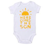 Partisan Here Comes the Son Baby Grow (White, Small)