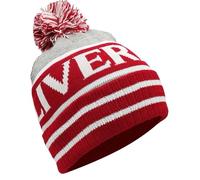 Partisan Liverpool Bobble Hat Red, White & Grey - Ribbed Cuff Gift Souvenir