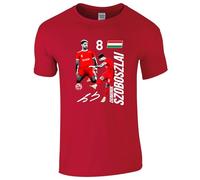 Partisan Liverpool T-Shirt Szoboszlai Kids (UK, Age, 9 Years, 11 Years, Regular, Red)