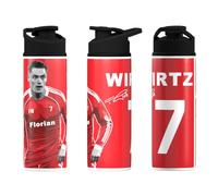 Partisan Liverpool Wirtz Big Mouth Water Bottle (Red, 600, Millilitres)