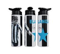 Partisan Newcastle Anthony Elanga Water Bottle Aluminium - Football Fan Gift (Multicoloured, 750, Millilitres)
