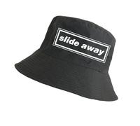 Partisan Oasis Song Bucket Hats - Black - Adult One-Size fits All (UK, Alpha, One Size, Slide Away)
