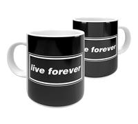 Partisan Oasis Song Mug - 11 oz - Many to Choose from (Live Forever)