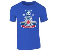 Partisan Palace European Champions 25/26 Logo T-Shirt Adult (UK, Alpha, M, Regular, Regular) Blue
