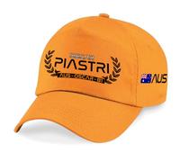 Partisan Piastri Cap - Adult One-Size - Orange or Black (Orange)