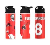 Partisan United Bottle Fernandes 600ml Capacity Big Mouth -White w/Blk Lid