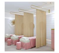 Partit ain Privacy Partit ains, U-S Room Divider For Beau Salons Hospitals And Spa, Privacy Protect Partits For Clinics (Color : Brown, Size : 2M)