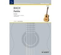Partita A Minor BWV 1013 guitar (difficult) Bach Schott Music Saddle-wire stitch