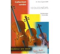 Partition classique ROBERT MARTIN MAFFI M.E. - 10 DUOS INEDITS POUR DEUX VIOLONS VOL.1 Ensemble à cordes