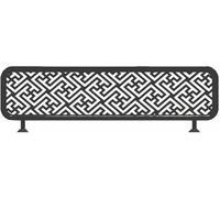 Partition For Dining Room Dining Room Screen Partition Table Privacy Panel Half Wall Countertop Low Fence For Stylish Table Dining Room Bar Decoration(Schwarz,60x38cm)