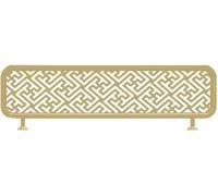 Partition For Dining Room Dining Room Screen Partition Table Privacy Panel Half Wall Countertop Low Fence For Stylish Table Dining Room Bar Decoration(Gold,80x38cm)