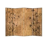 Partition Room Dividers Floor-standing Screen Partition Home Background Wall Office Privacy Tea Room Chinese Bamboo Folding Fire Place Screen