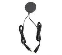 Partition Touch Sensor Switch 12V 24V with Hand Sweep Dimmer for Adjustable Cabinet Lighting Suitable for Wood Stone Paper Plastic and Glass (DC head BLACK)