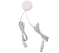 Partition Touch Sensor Switch 12V 24V with Hand Sweep Dimmer for Adjustable Cabinet Lighting Suitable for Wood Stone Paper Plastic and Glass (DC head WHITE)