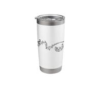 Partitura que Baila Stainless Steel Insulated Tumbler