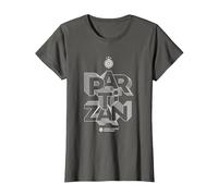 Partizan Belgrade Black T-Shirt, Women, Asphalt Grey, 3X-Large