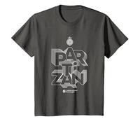 Partizan Belgrade Black T-Shirt, Youth, Asphalt Grey, 4T