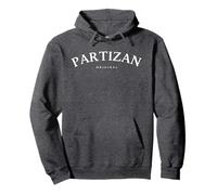 Partizan Original Serbia Beograd Srbija Serbia Belgrade Pullover Hoodie