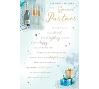 PARTNER Birthday card from the meaningful and heartfelt 'Tenderness' range.